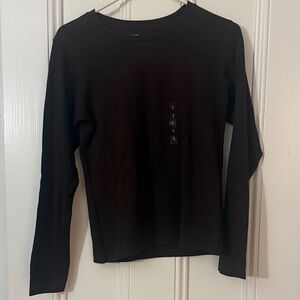 Uniqlo Brown Long Sleeve Tee NWT